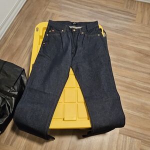 Nordstrom Men's Dark Blue Straight Jeans